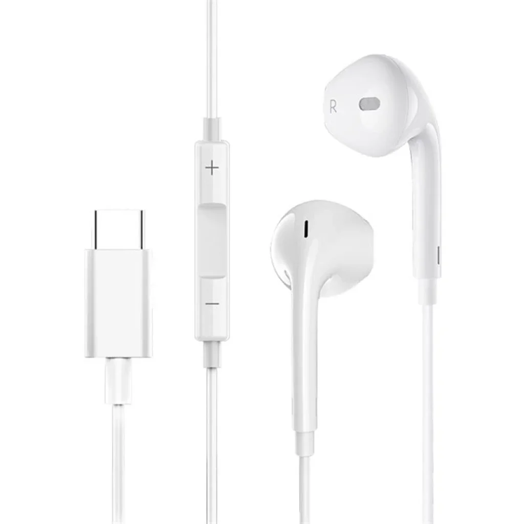 Гарнітура SkyDolphin SR22 Original design Type-C White (HF-000465) UA