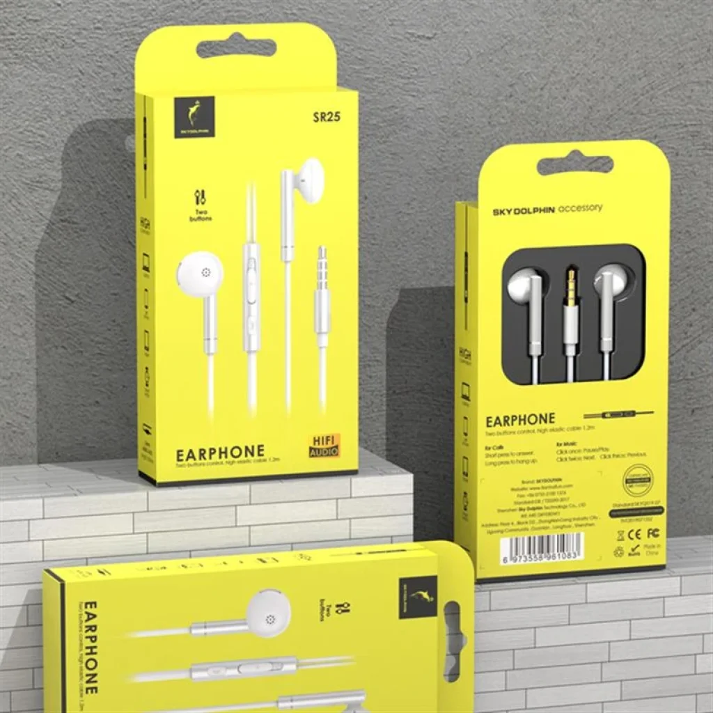 Гарнітура SkyDolphin SR25 Metal Silver (HF-000464) UA
