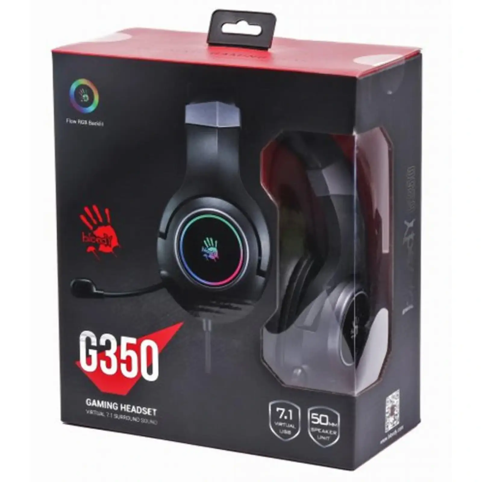 Гарнитура A4Tech Bloody G350 Black, G350 Bloody (Black) UA