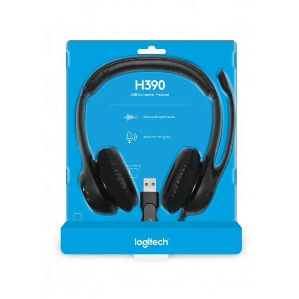 Гарнітура Logitech H390 USB (981-000406) UA