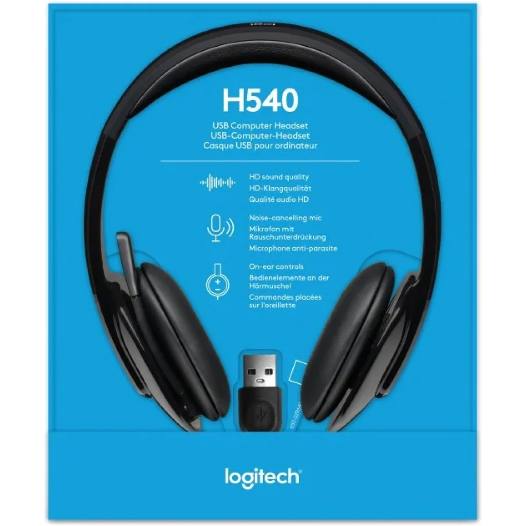 Гарнітура Logitech H540 USB (981-000480) UA