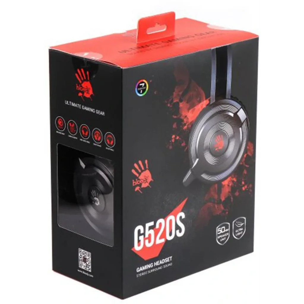 Гарнитура A4Tech Bloody G520S Grey, G520S Bloody (Grey) UA