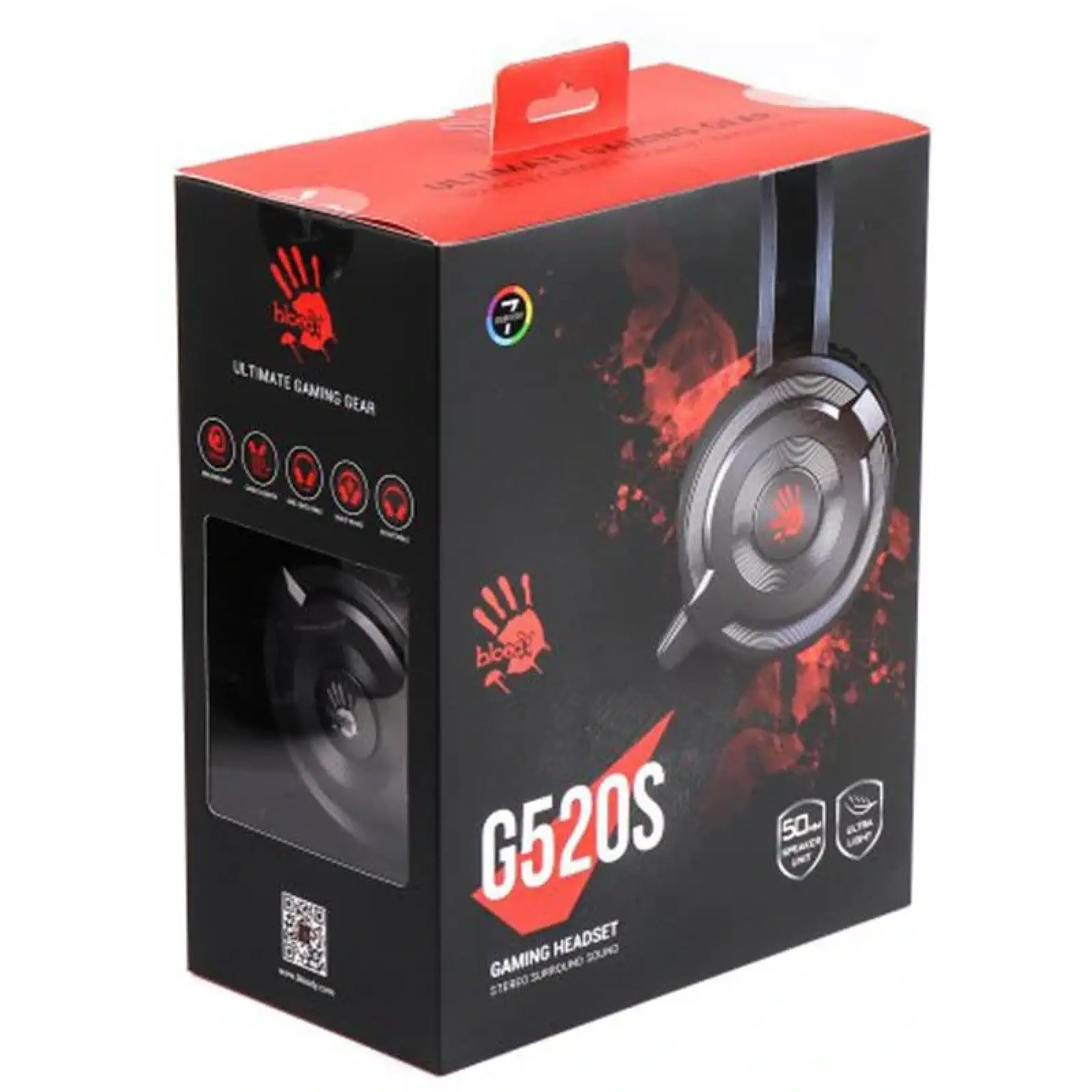 Гарнітура A4Tech Bloody G520S Grey, G520S Bloody (Grey) UA