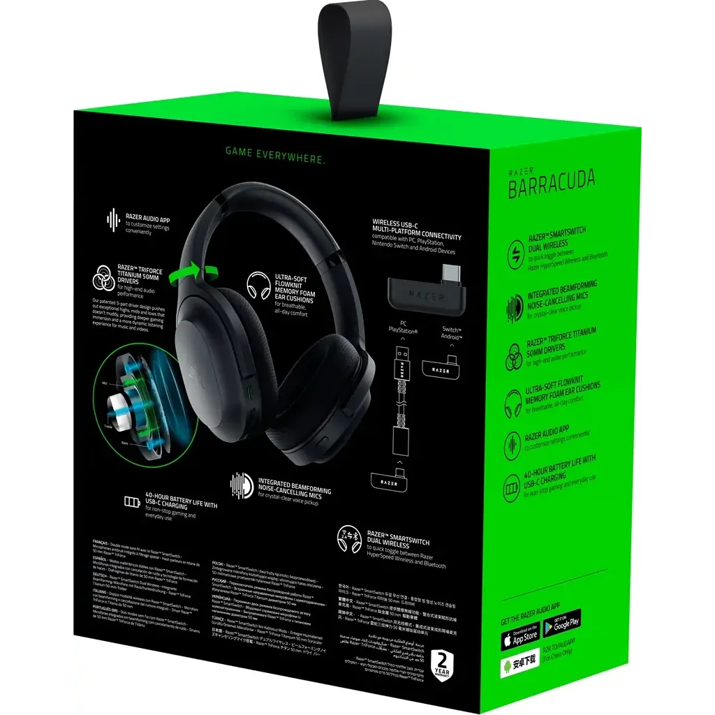 Bluetooth-гарнітура Razer Barracuda Black (RZ04-03790100-R3M1) UA