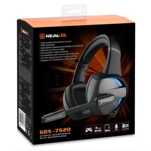 Гарнітура REAL-EL GDX-7620 Black, EL124100045 UA