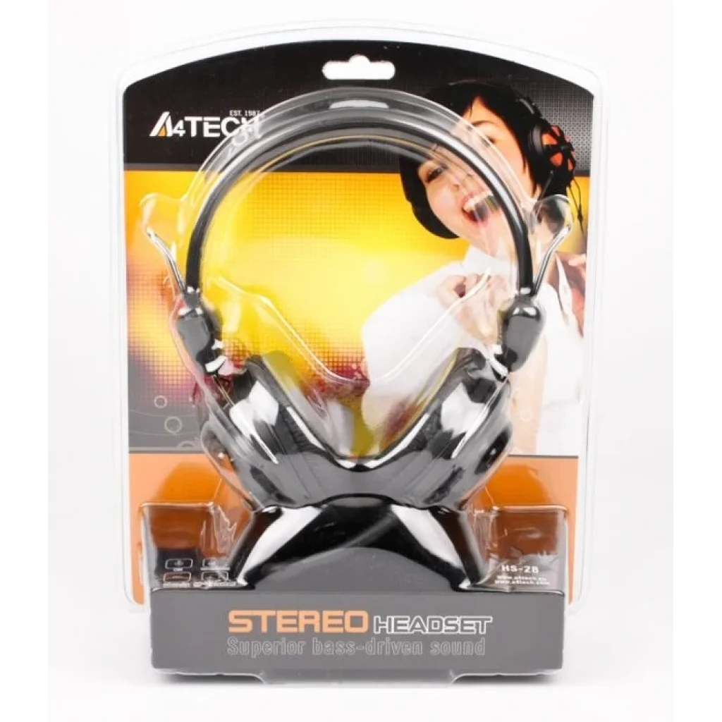 Гарнітура A4Tech HS-28-1 Black, HS-28-1 (Black) UA