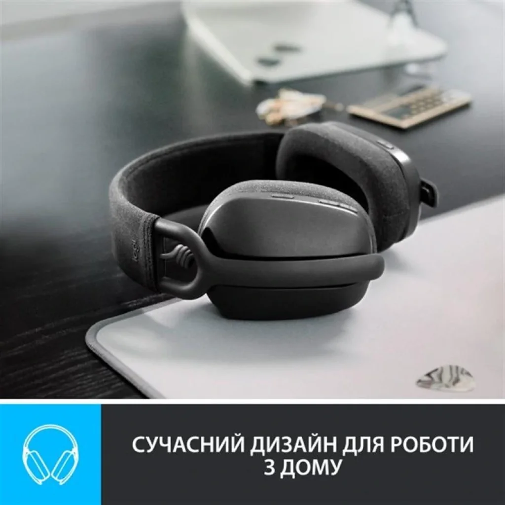 Bluetooth-гарнитура Logitech Zone Vibe 100 Wireless Graphite (981-001213) UA