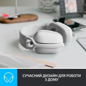 Bluetooth-гарнітура Logitech Zone Vibe 100 Wireless OffWhite (981-001219) UA