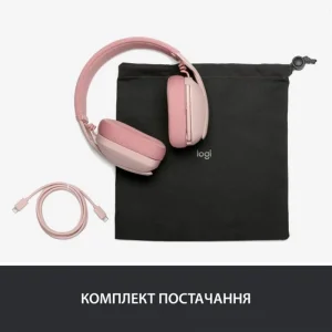 Bluetooth-гарнітура Logitech Zone Vibe 100 Wireless Rose (981-001224) UA