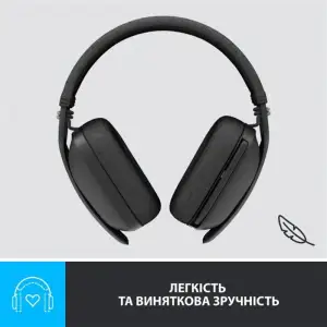 Bluetooth-гарнитура Logitech Zone Vibe 125 Wireless Headphones Graphite (981-001126) UA