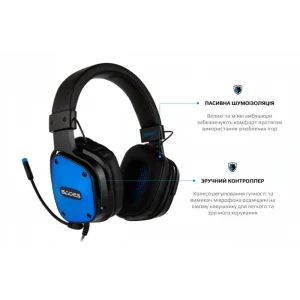 Гарнітура Sades SA-722 Dpower Black/Blue (sa722blj) UA
