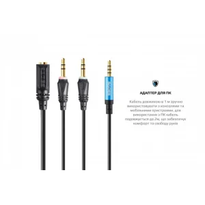 Гарнітура Sades SA-722 Dpower Black/Blue (sa722blj) UA