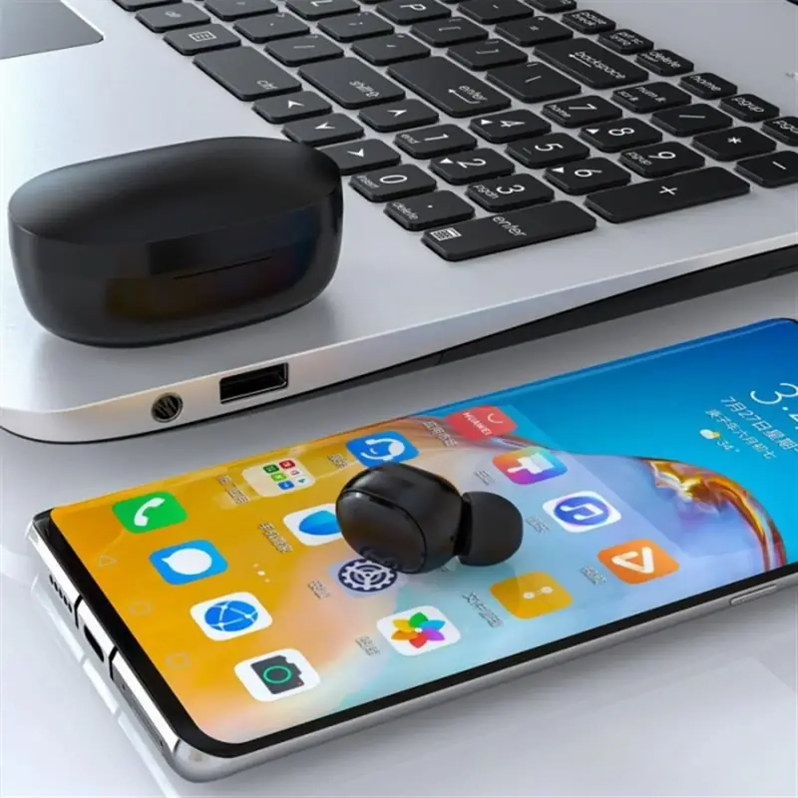 Наушники SkyDolphin TWS SL21 Black (BTE-000175) UA