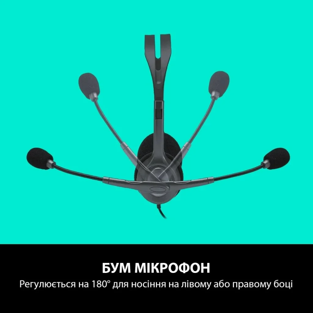 Гарнітура Logitech H111 Stereo (981-000593) UA
