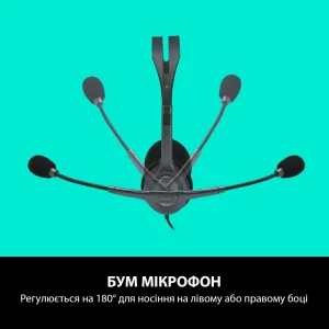Гарнітура Logitech H111 Stereo (981-000593) UA