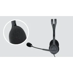 Гарнітура Logitech H111 Stereo (981-000593) UA