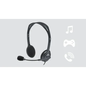 Гарнітура Logitech H111 Stereo (981-000593) UA