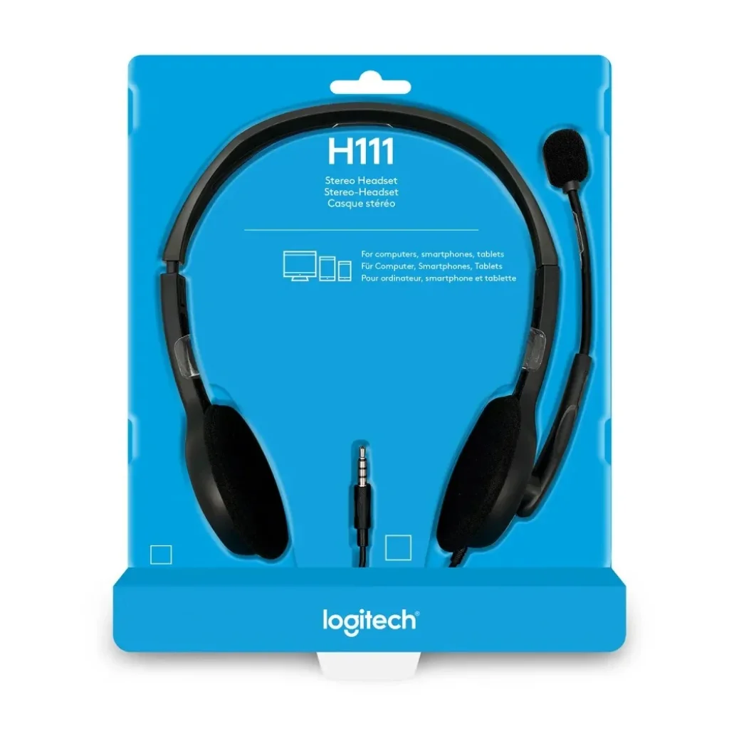 Гарнітура Logitech H111 Stereo (981-000593) UA