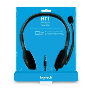 Гарнітура Logitech H111 Stereo (981-000593) UA