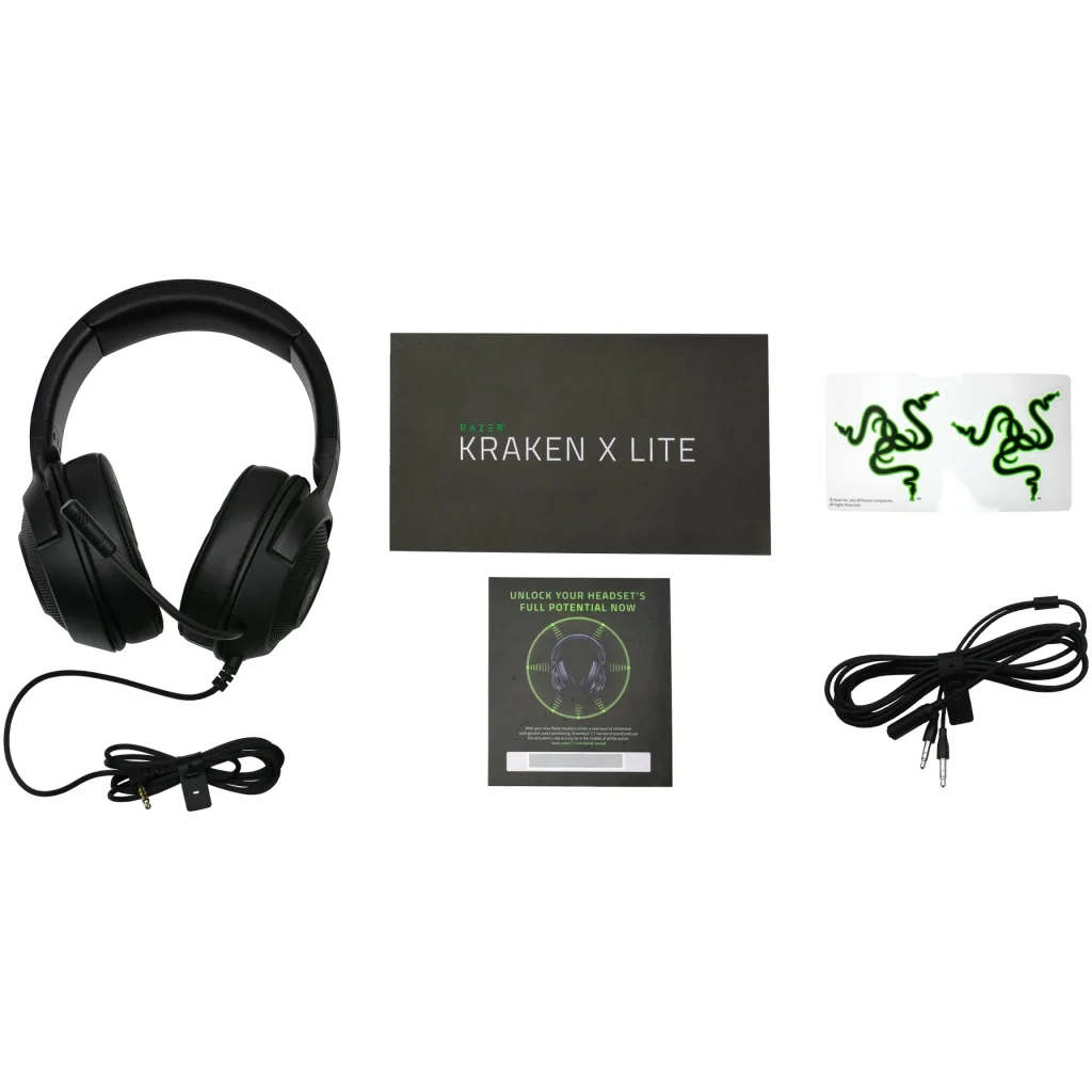 Гарнитура Razer Kraken X Lite Black (RZ04-02950100-R381) UA