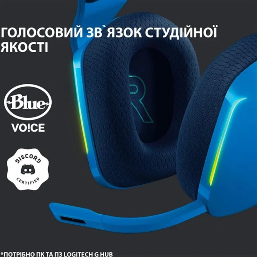 Гарнітура Logitech G733 Blue (981-000943) UA