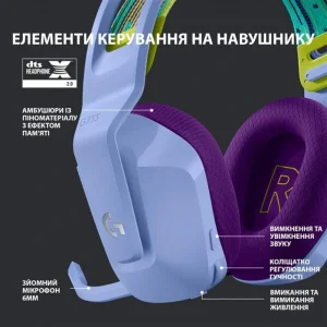 Гарнітура Logitech G733 Lilac (981-000890) UA