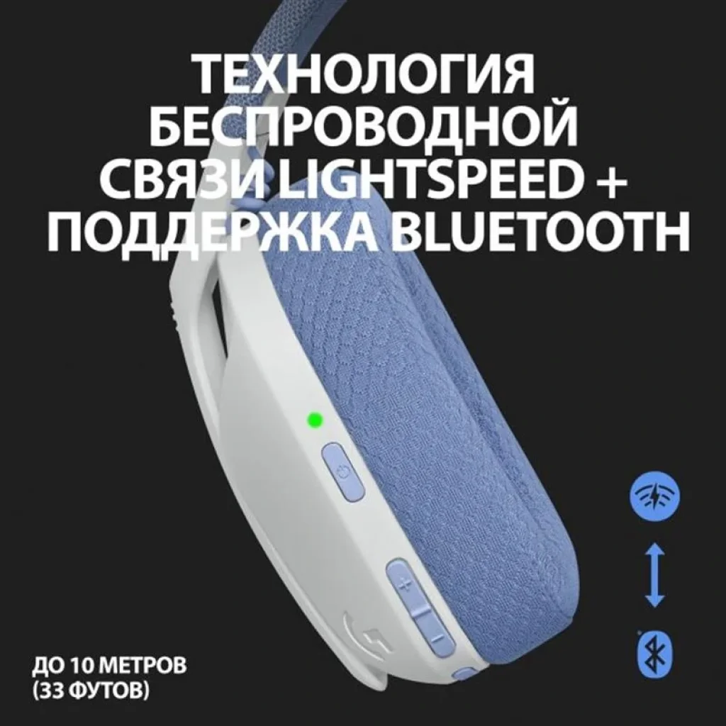 Bluetooth-гарнитура Logitech G435 Wireless White (981-001074) UA