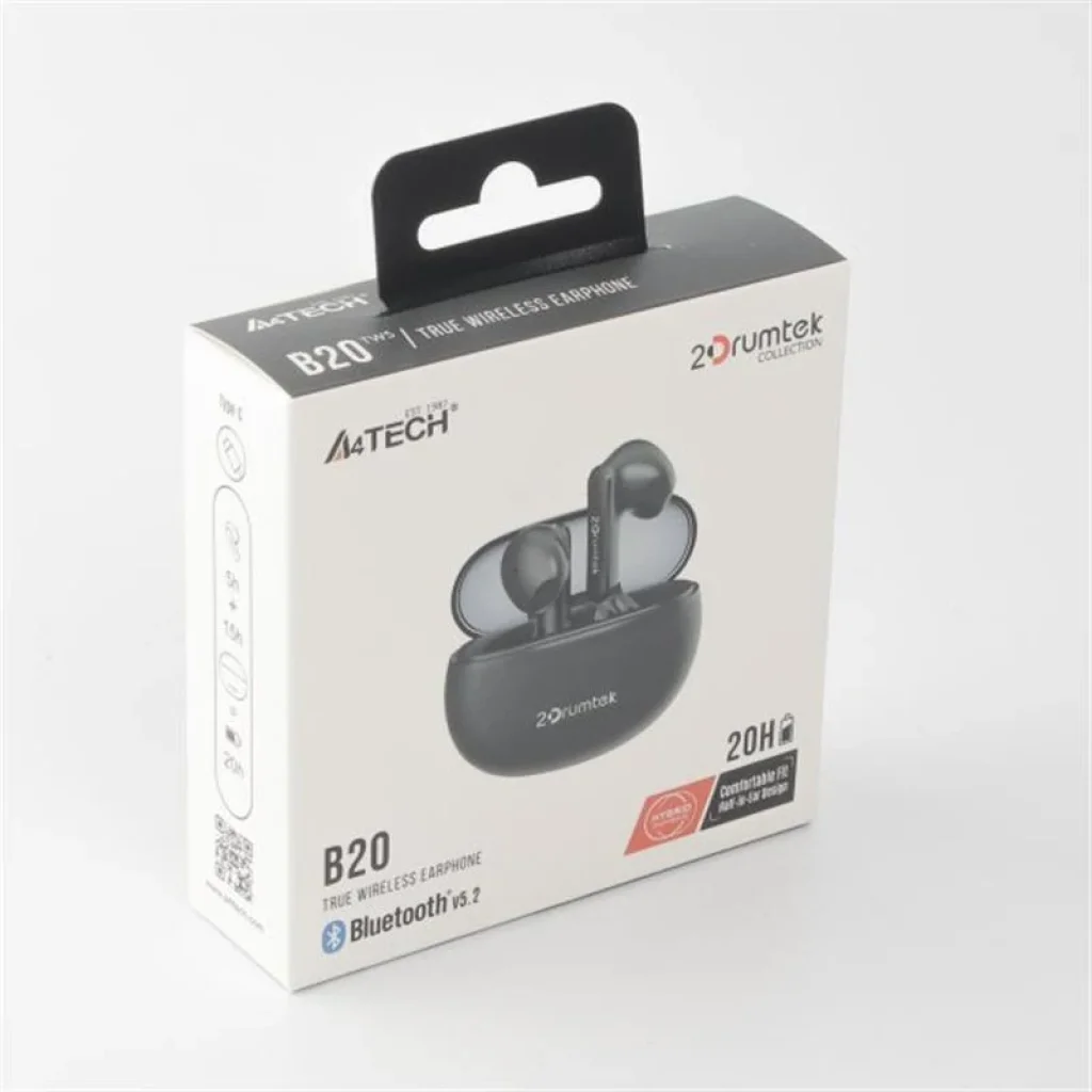 Bluetooth-гарнітура A4Tech B20 Ash Grey, B20 (Ash Grey) UA