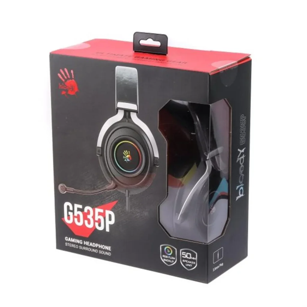 Гарнітура A4Tech Bloody G535P Black+Silver, G535P Bloody (Black+Silver) UA
