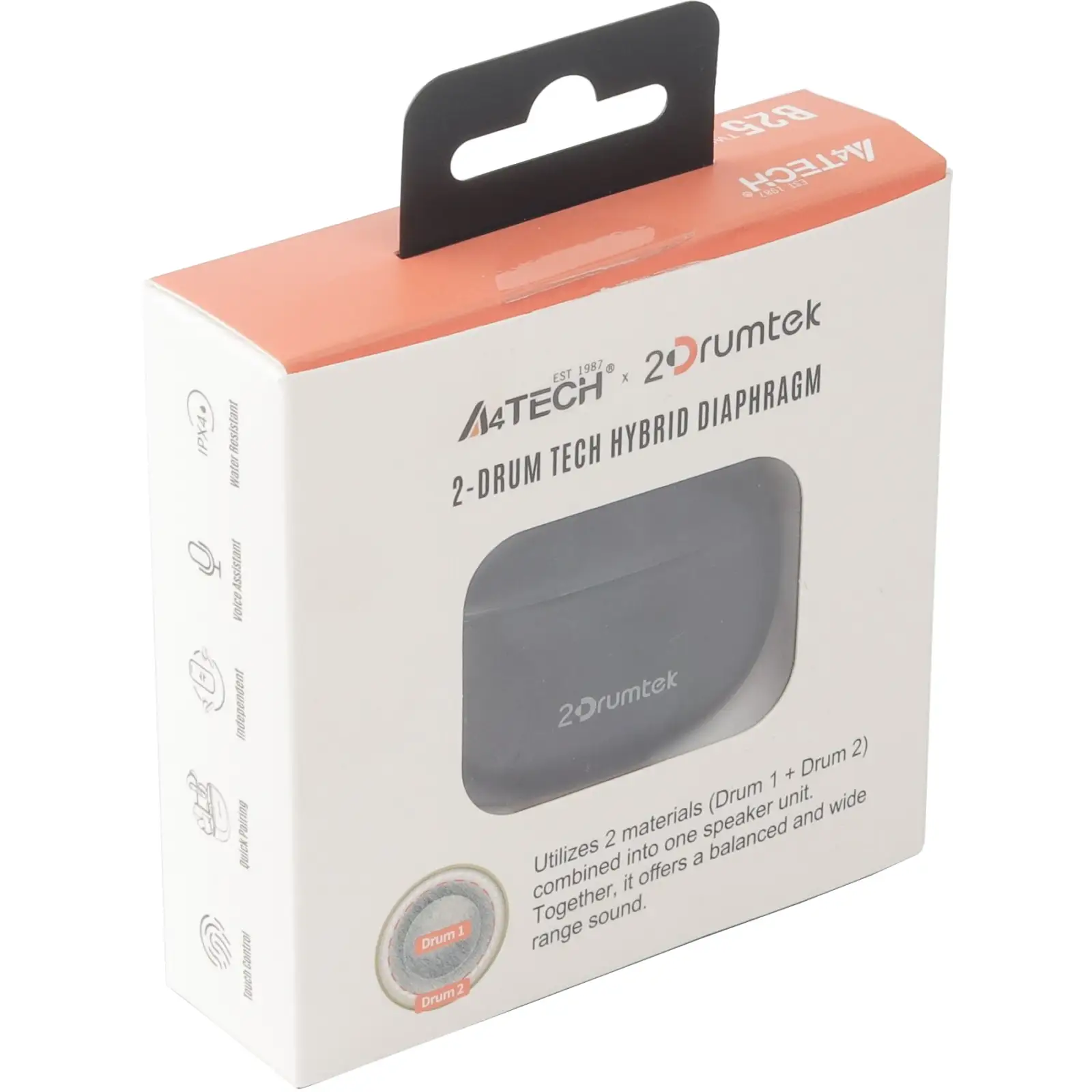 Bluetooth-гарнітура A4Tech B25 Ash Grey, B25 (Ash Grey) UA