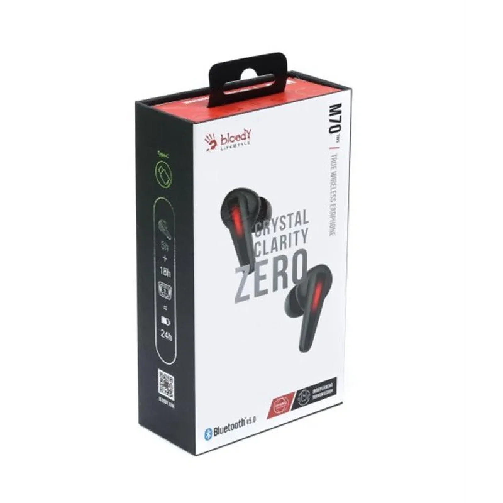 Bluetooth-гарнітура A4Tech Bloody M70 Black+Red, M70 Bloody (Black+Red) UA