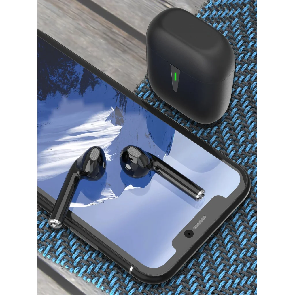 Bluetooth-гарнітура SkyDolphin TWS SL22 Black (BTE-000178) UA