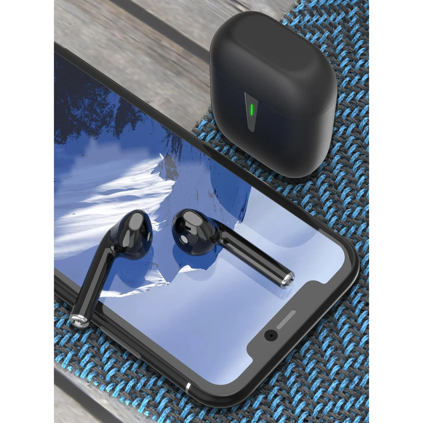 Bluetooth-гарнітура SkyDolphin TWS SL22 Black (BTE-000178) UA