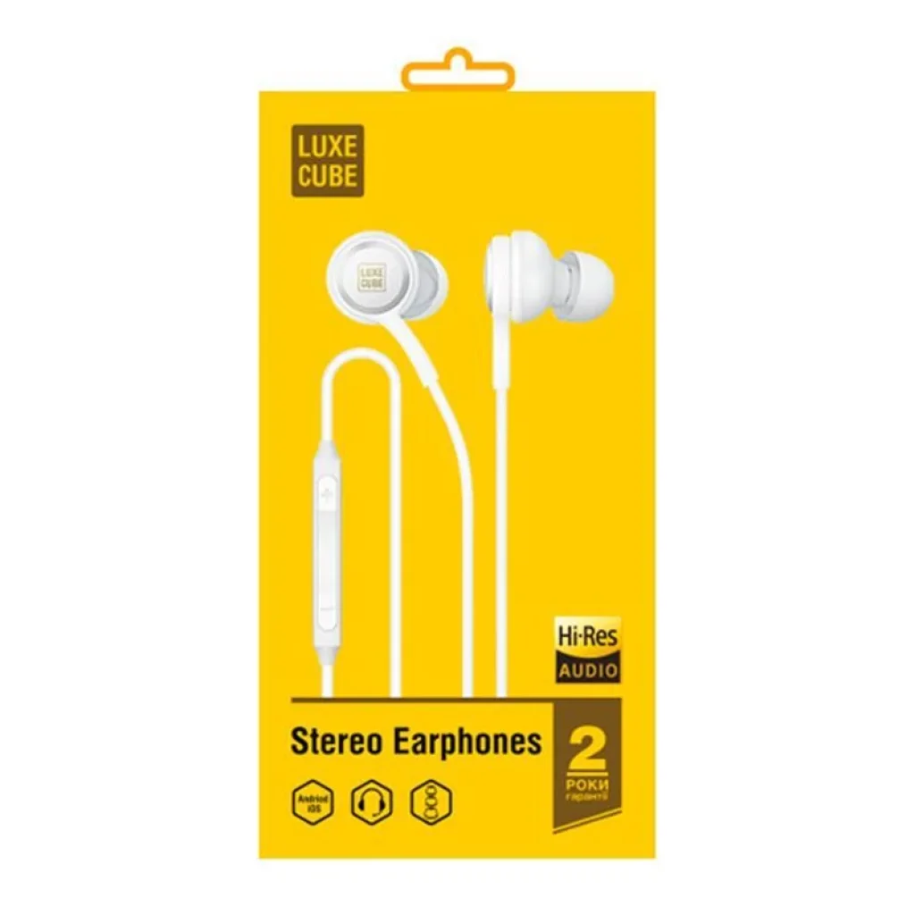 Гарнітура Luxe Cube HiRez Audio White (7775557575655) UA