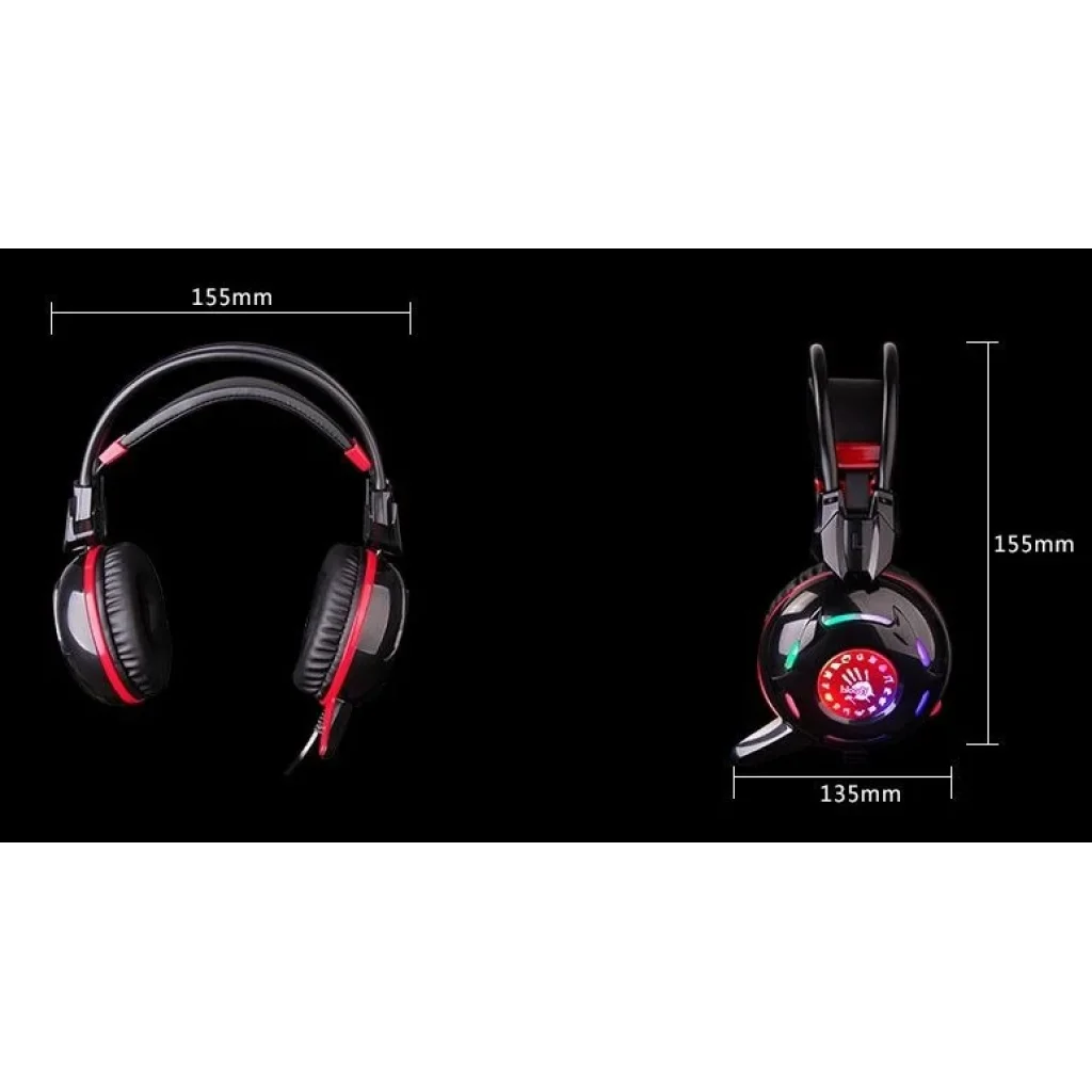 Гарнитура A4Tech Bloody G300 (Black+Red), G300 Bloody (Black+Red) UA