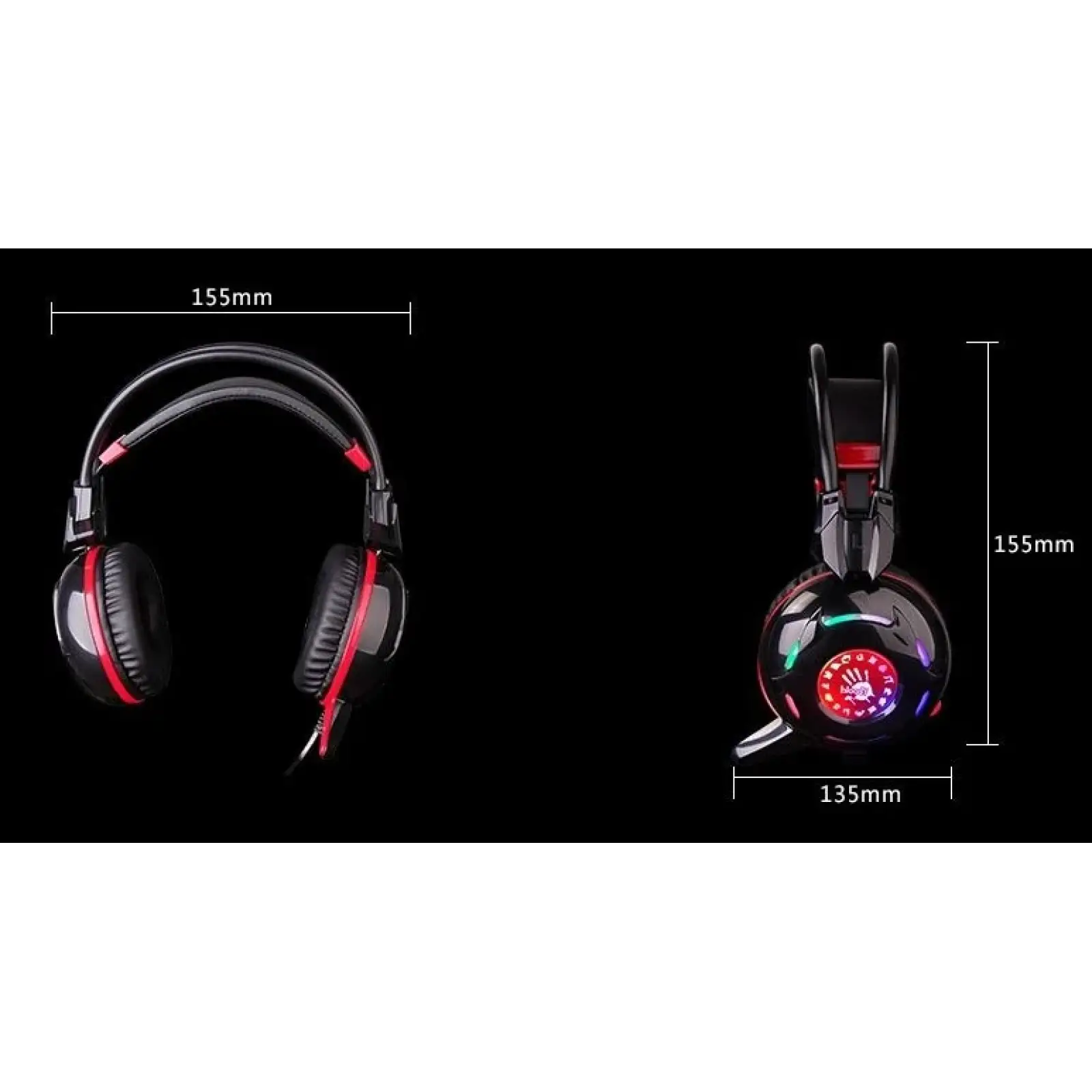 Гарнітура A4Tech Bloody G300 (Black+Red), G300 Bloody (Black+Red) UA