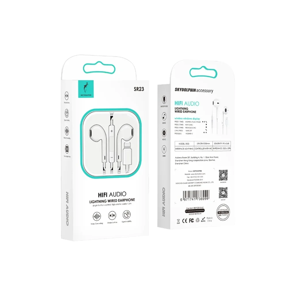 Гарнітура SkyDolphin SR23 for Lightning White (HF-000466) UA