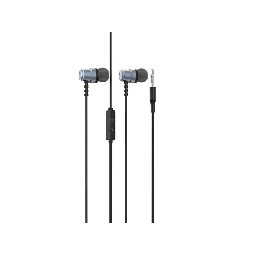 Гарнітура SkyDolphin SR28 Metal with mic Gray (HF-000471) UA
