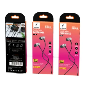 Гарнітура SkyDolphin SR28 Metal with mic Silver (SDHF-000473) UA