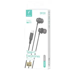Гарнітура SkyDolphin SR30 with mic for Type-C DAC Black (HF-000485) UA