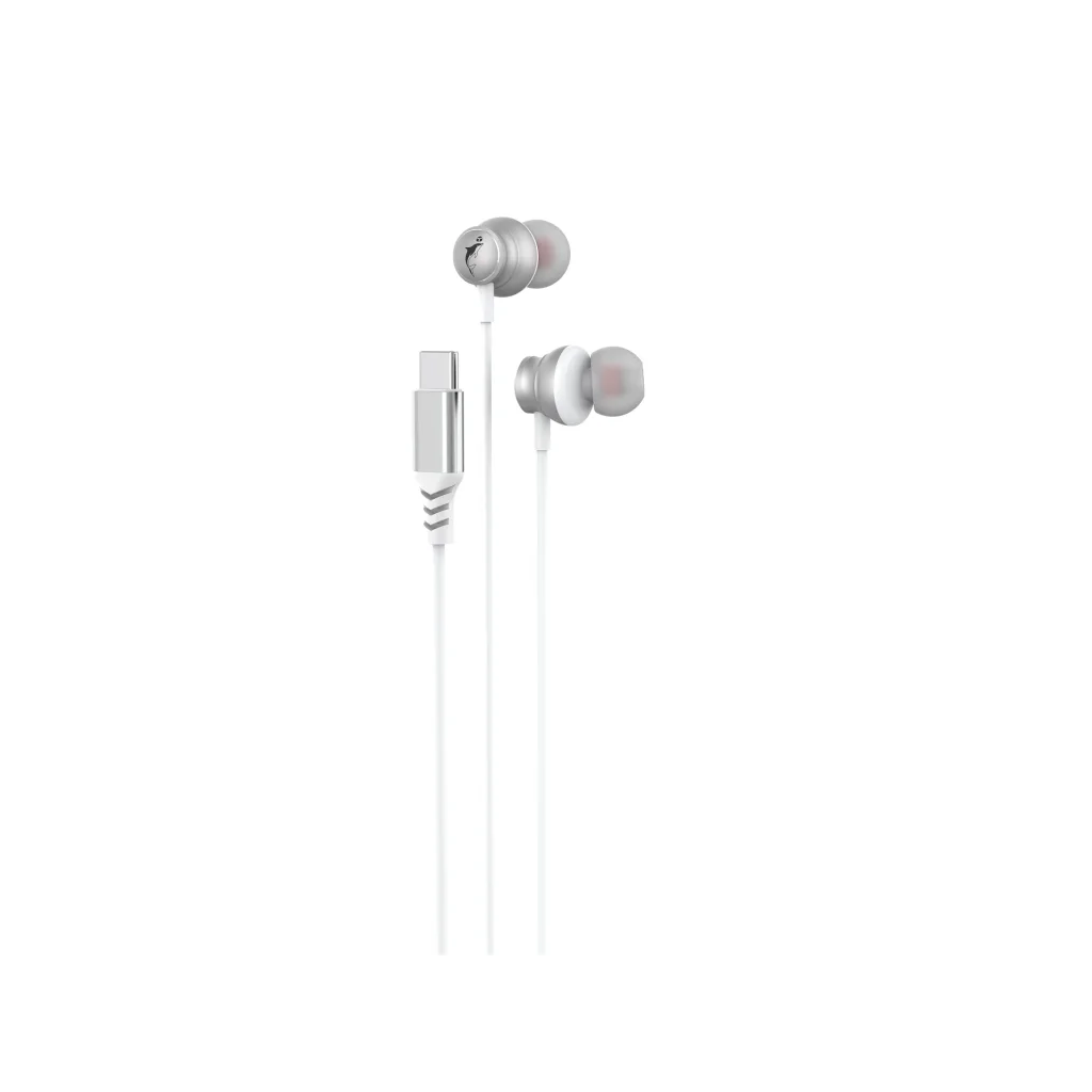 Гарнітура SkyDolphin SR30 with mic for Type-C DAC White (HF-000486) UA