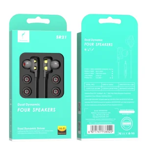 Гарнітура SkyDolphin SR21 Four Speakers with mic Black (HF-000483) UA