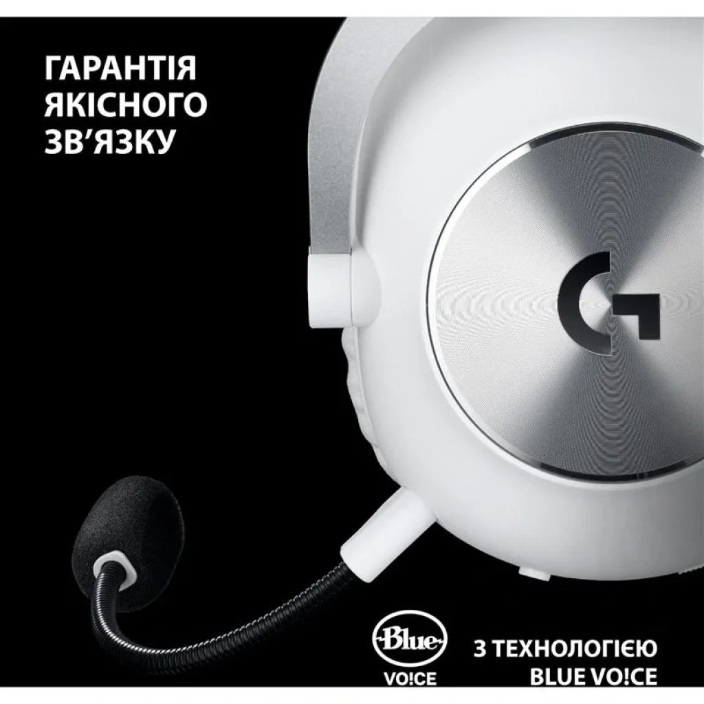 Гарнитура Logitech G Pro X2 Wireless LightSpeed White (981-001269) UA