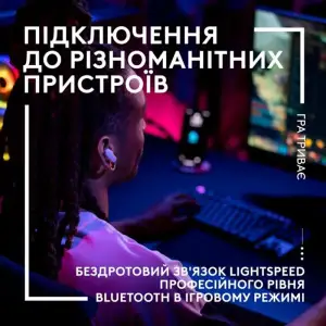 Гарнитура Logitech FITS True Wireless Gaming Earbuds Black (985-001182) UA
