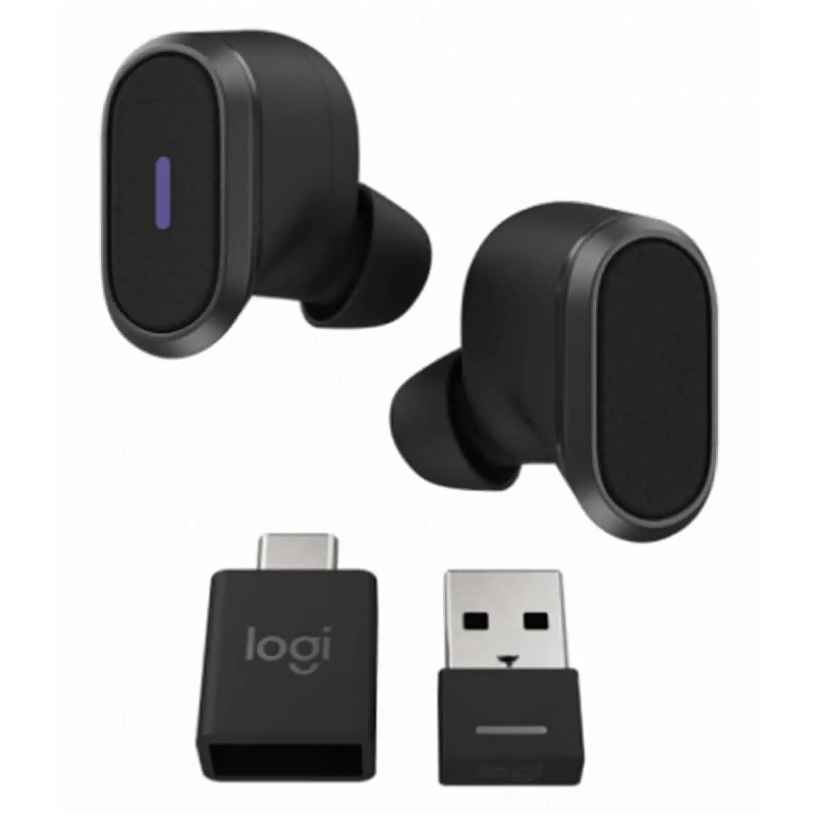 Bluetooth-гарнітура Logitech Zone True Wireless Graphite (985-001082) UA