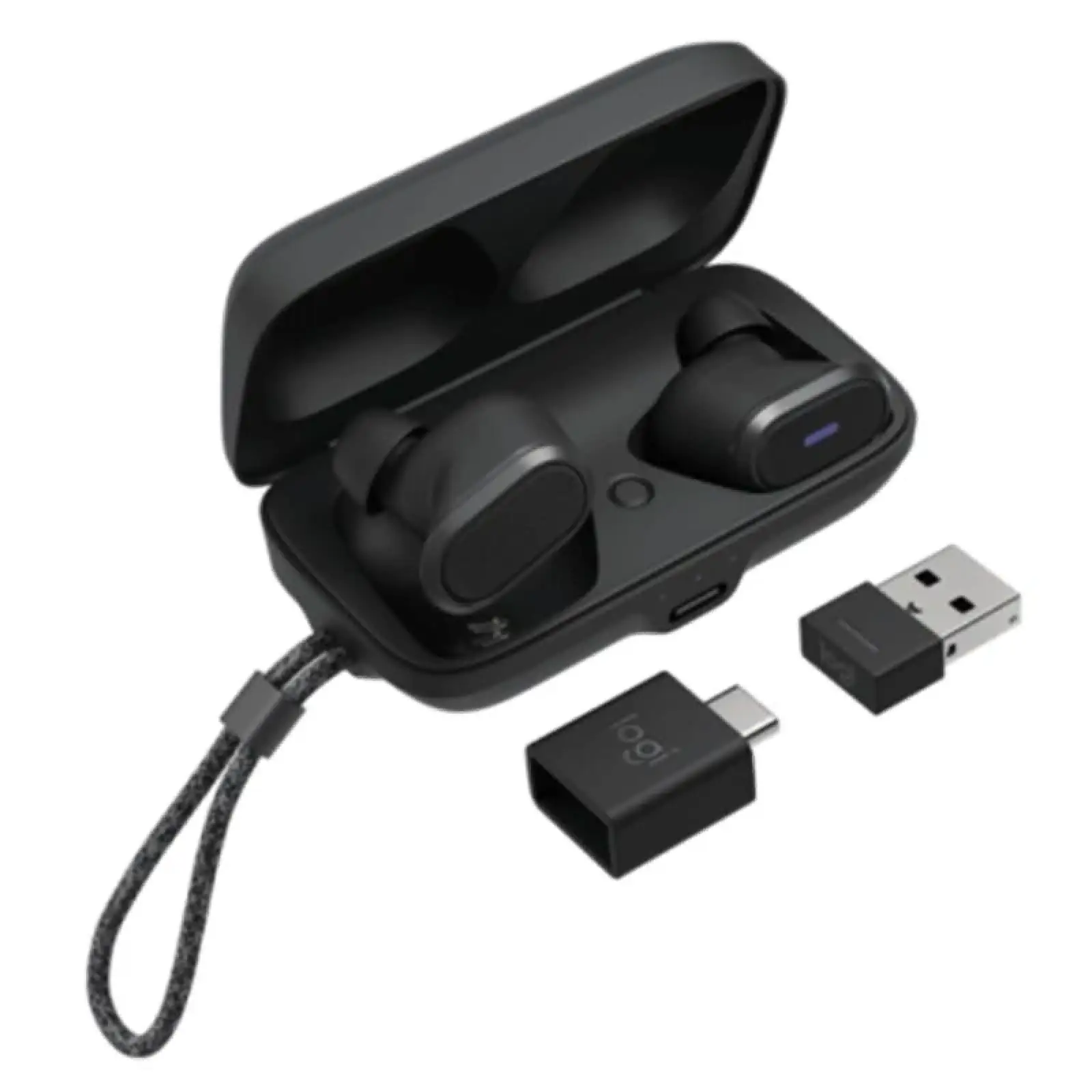 Bluetooth-гарнітура Logitech Zone True Wireless Graphite (985-001082) UA