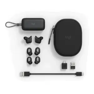 Bluetooth-гарнітура Logitech Zone True Wireless Graphite (985-001082) UA