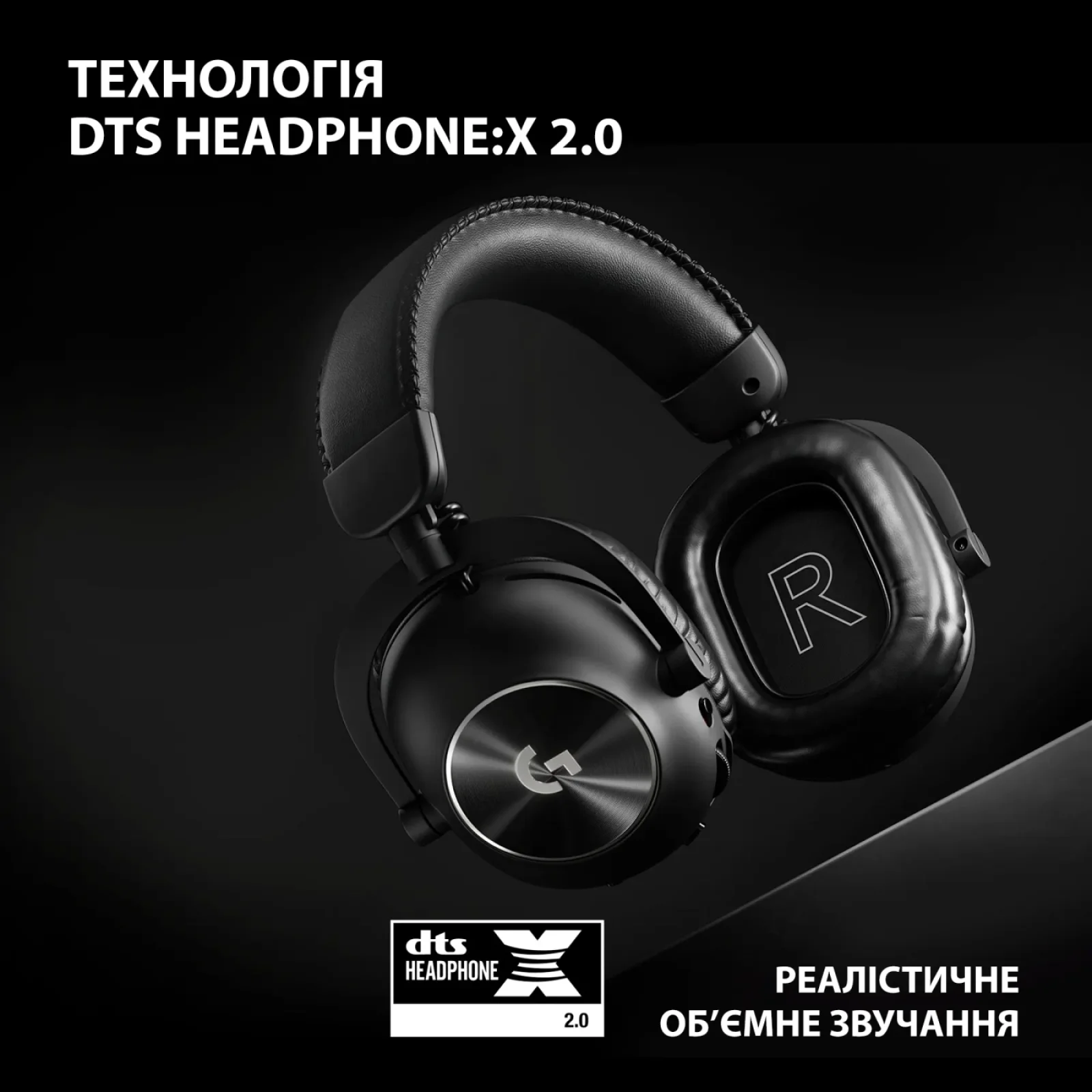 Навушники Logitech G Pro X2 Wireless LightSpeed Black (981-001263) UA