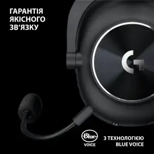 Навушники Logitech G Pro X2 Wireless LightSpeed Black (981-001263) UA