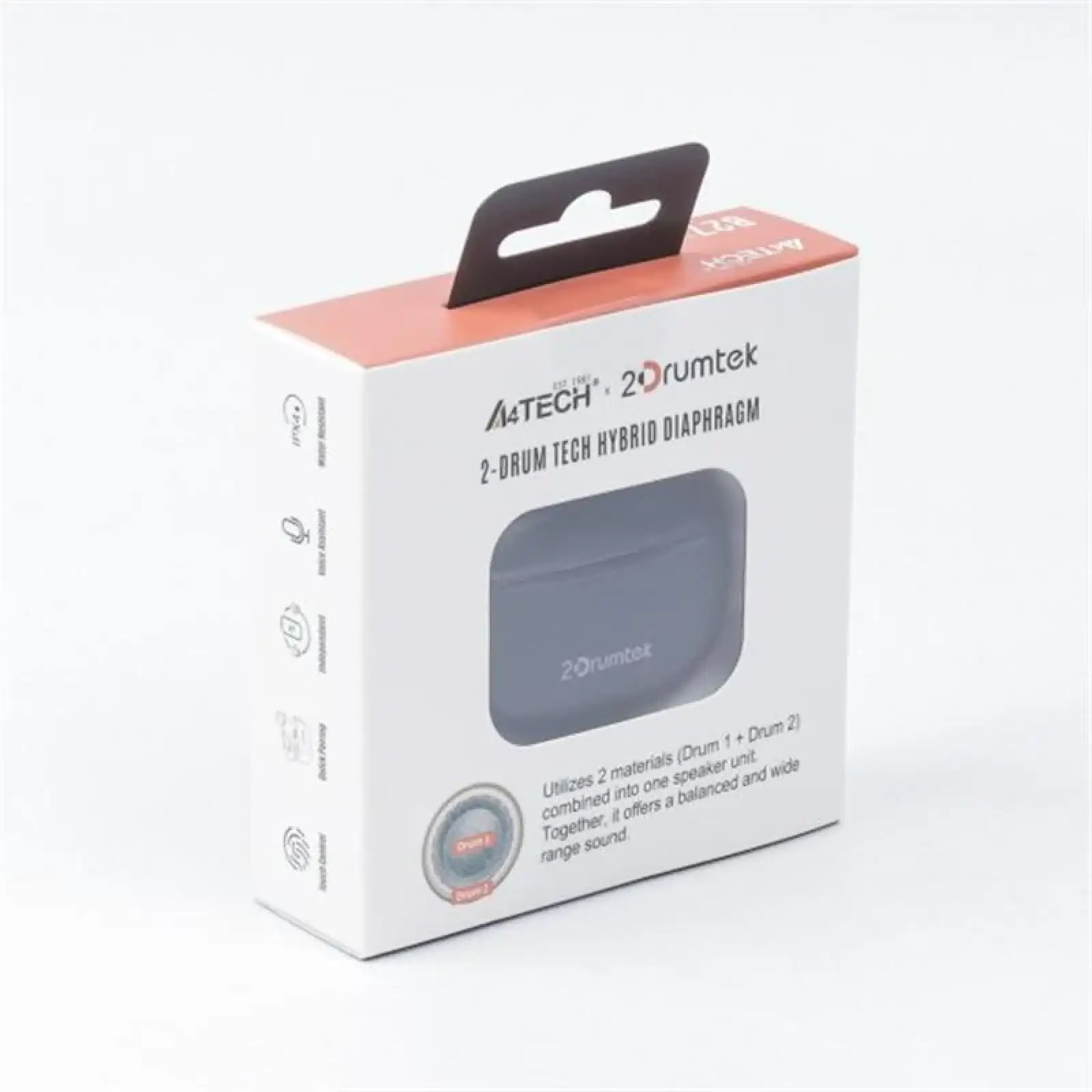 Bluetooth-гарнитура A4Tech B27 Ash Grey, B27 (Ash Grey) UA